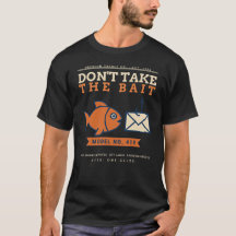 Don't Take The Bait Funny Phishing Awareness Black