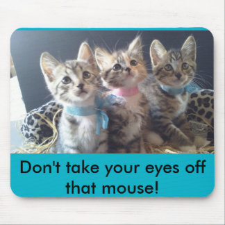Don't take your eyes off the mouse mouse mat
