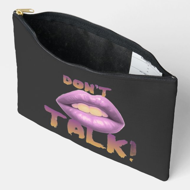 Don't Talk Graphic Bag (Open)