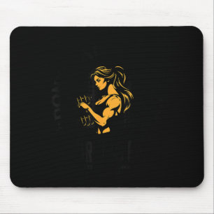 Don't talk me i'm working out funny gym Artwork Mouse Mat