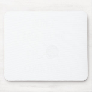 Dont Talk To Me Im Counting Funny Crochet  Mouse Mat