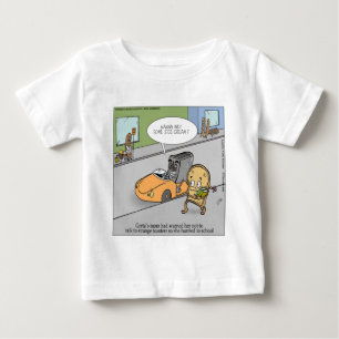 Don't Talk To Strangers Funny Baby T-Shirt