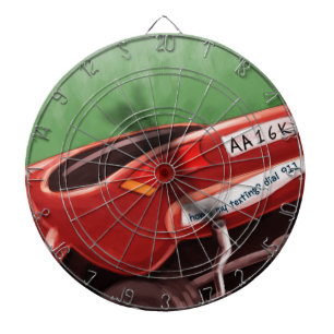 Dont Text & Drive Rick London Funny Dartboard