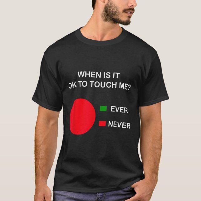 Don't Touch Me - Never Touch Me Circle Graph Intro T-Shirt (Front)