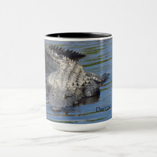 Don't Touch My Coffee Alligator Mug