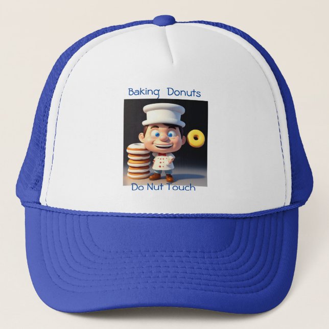 Dont Touch My Doughnuts, Truckers Hat (Front)