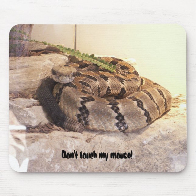 Don't touch my mouse! mouse mat (Front)