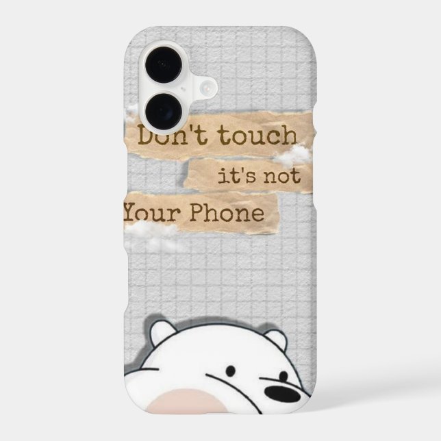 Don't touch my phone  (Back)