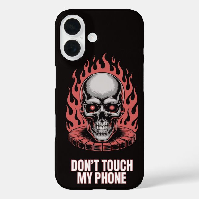 Don't touch my phone Case-Mate iPhone case (Back)