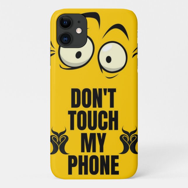 Don't touch my phone Case-Mate iPhone case (Back)