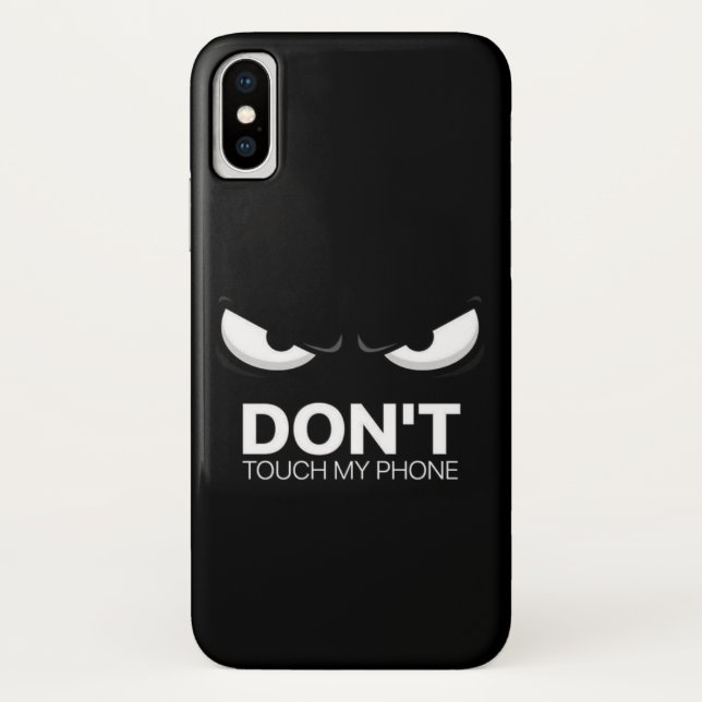 DON'T TOUCH MY PHONE Case-Mate iPhone CASE (Back)