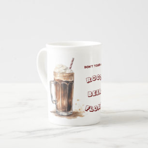 Don't Touch My Root Beer Float Bone China Mug