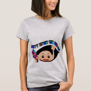 Don't touch the belly. Boy and neutral T-Shirt