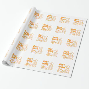 Don't Touch the Curls! Wrapping Paper