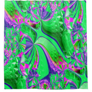 Don't touch the mushrooms... shower curtain