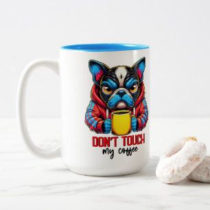 Don't touch Two-Tone coffee mug