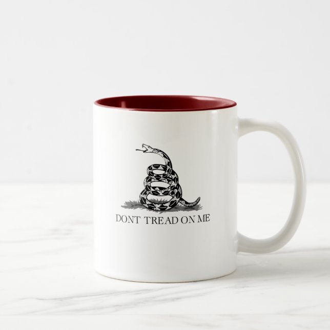 Don't Tread 1 Two-Tone Coffee Mug (Right)