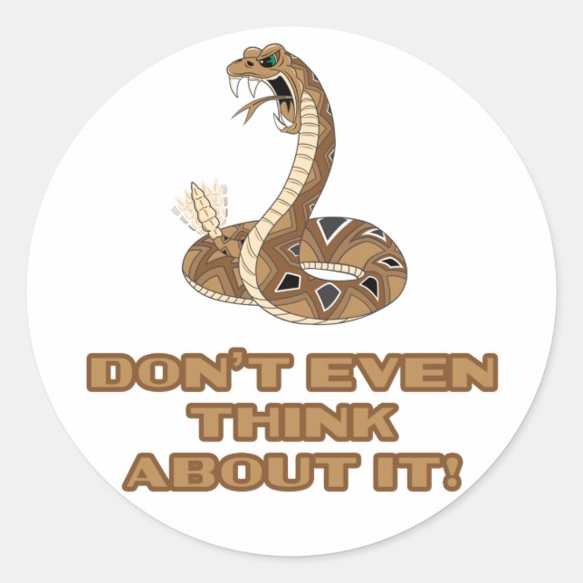 Don't Tread Classic Round Sticker (Front)