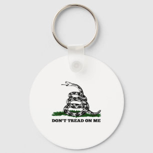 Don't Tread On Me 2nd Amendment Patriotic New Nove Key Ring