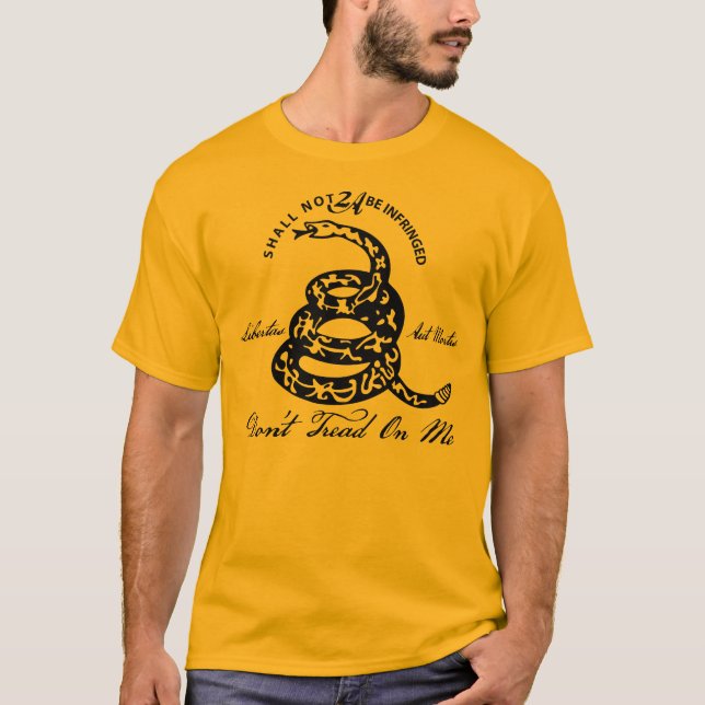 Don't Tread On Me 2nd Amendment T-Shirt (Front)