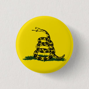 Don't Tread On Me 3 Cm Round Badge
