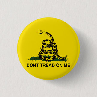 Don't Tread On Me 3 Cm Round Badge