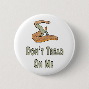 Don't Tread On Me 6 Cm Round Badge