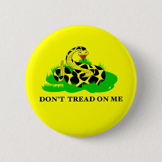 Dont Tread on Me 6 Cm Round Badge
