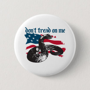Don't Tread On Me 6 Cm Round Badge