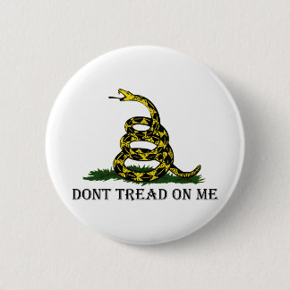 Dont Tread On Me 6 Cm Round Badge