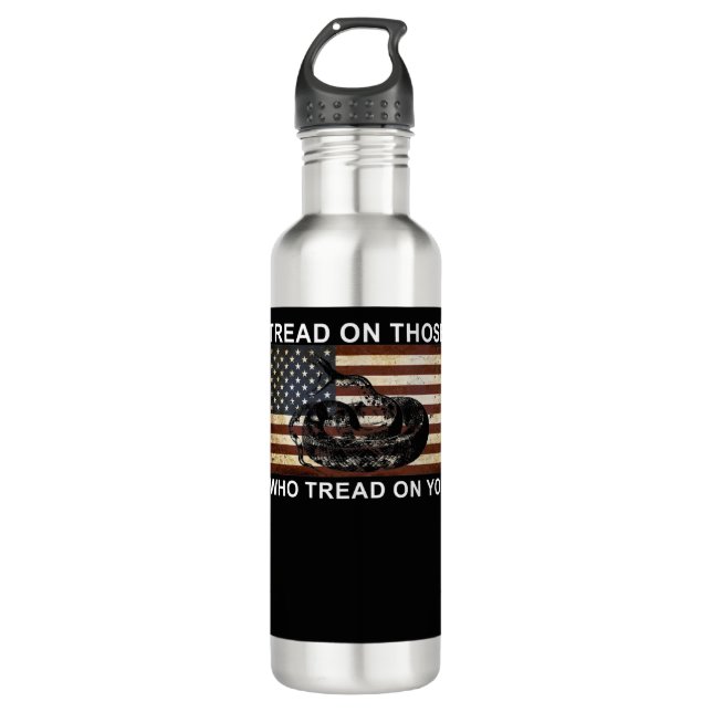 dont tread on me 710 ml water bottle (Front)