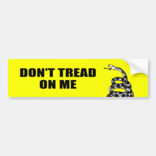 Don't Tread on me Bumper Sticker