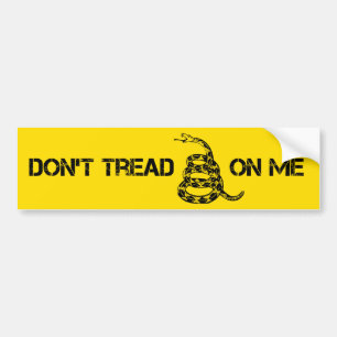 Don't Tread On Me Bumper Sticker