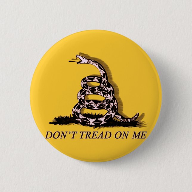 Don't Tread On Me Button (Front)