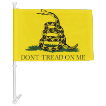 Don't Tread on Me Car Flag
