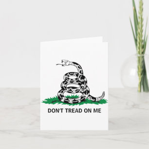 Dont Tread On Me Card