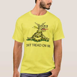 DONT TREAD ON ME DONKEY Yellow T-Shirt