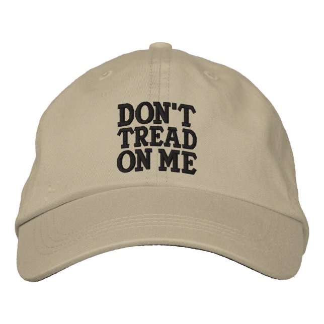 Don't Tread On Me Embroidered Hat (Front)