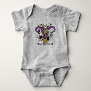 Don't Tread On Me Feminist Baby Bodysuit