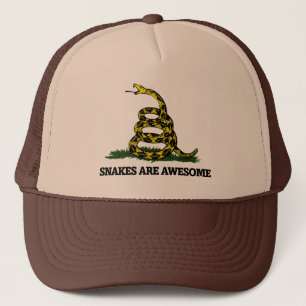Don't tread on me flag parody trucker hat