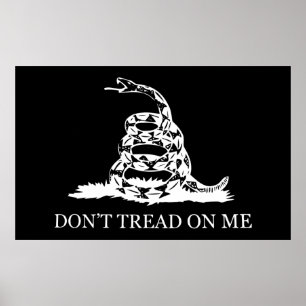 Don't Tread On Me Flag Poster