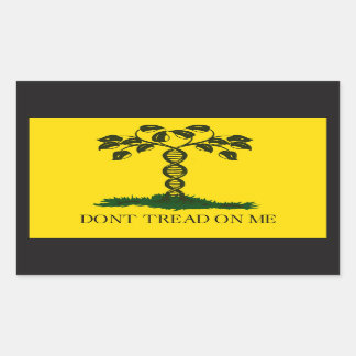 Don't Tread on Me - for scientists Rectangular Sticker