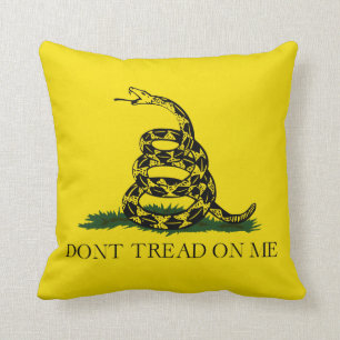 Don't Tread on Me Gadsden American Flag Cushion