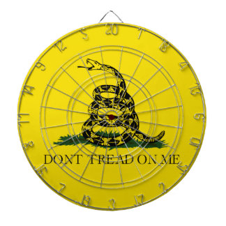 Don't Tread on Me Gadsden American Flag Dartboard