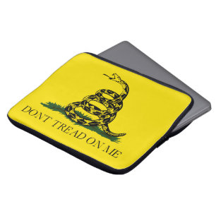 Don't Tread on Me Gadsden American Flag Laptop Sleeve