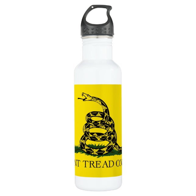 Don't Tread on Me Gadsden flag 710 Ml Water Bottle (Front)