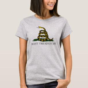 Don't tread on me Gadsden Flag Black Yellow T-Shirt