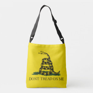 Don't Tread on Me Gadsden flag Crossbody Bag