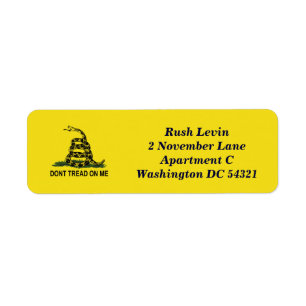 Dont Tread On Me Gadsden Flag Custom