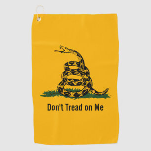 Don't Tread On Me Gadsden Flag Golf Towel